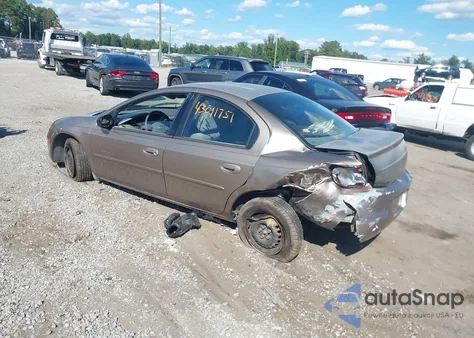 2000 Dodge Neon Highline из США, поврежденный, VIN 1B3ES46C7YD857818